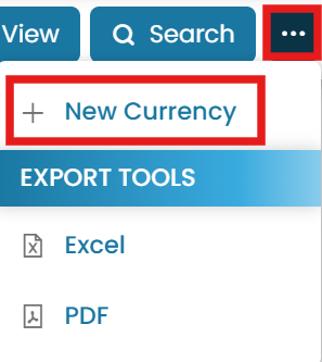 Enter the three-letter ISO code and Submit
