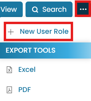 Choose New User Role