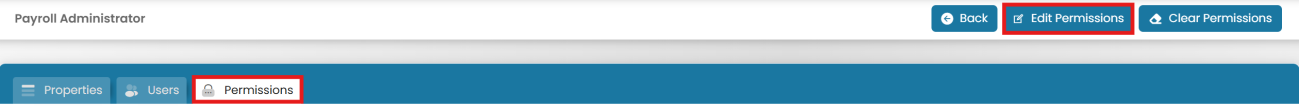 Open the role with the View icon