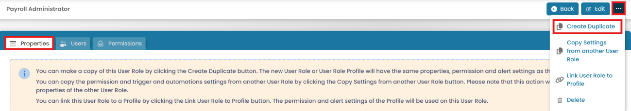 Permissions tab — Edit Permissions